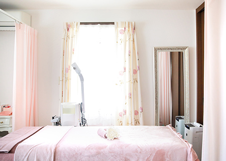 清潔感のある施術室